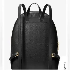 Michael Michael Kors Leather Backpack **New** never used Beautiful, soft leather Michael Kors Jaycee Medium Zip Pocket Backpack Leather Black  main image 4